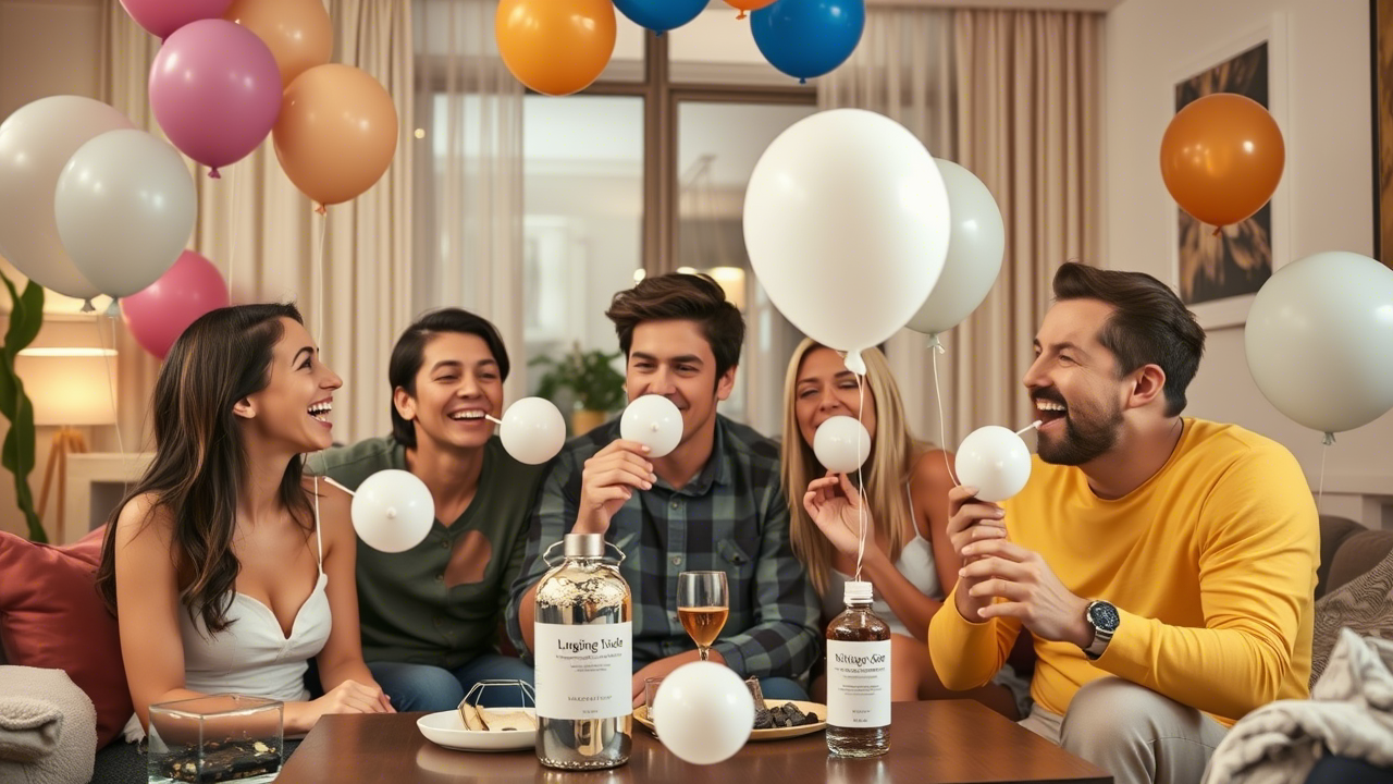 Как организовать домашнюю вечеринку с веселящими шариками: идеи и советы изображение